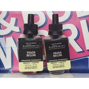 BBW Peach Bellini FRUITY & HAPPY Fragrance Wallflower Refills
